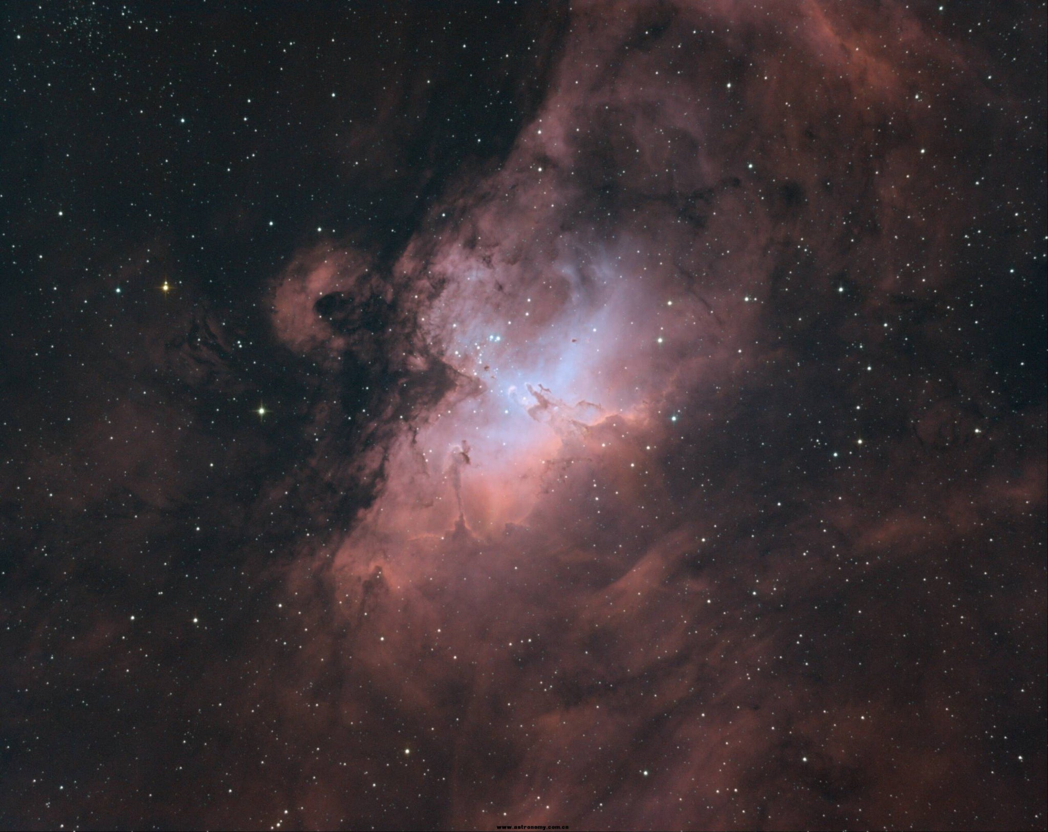 First light M16 with ZWO 153F4 newton