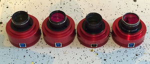 How does Martin use his four ASI cameras?