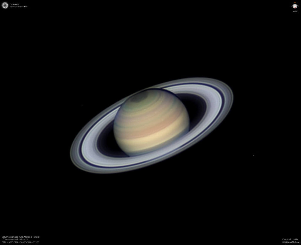 Amazing Saturn images from Darryl with ASI174MM