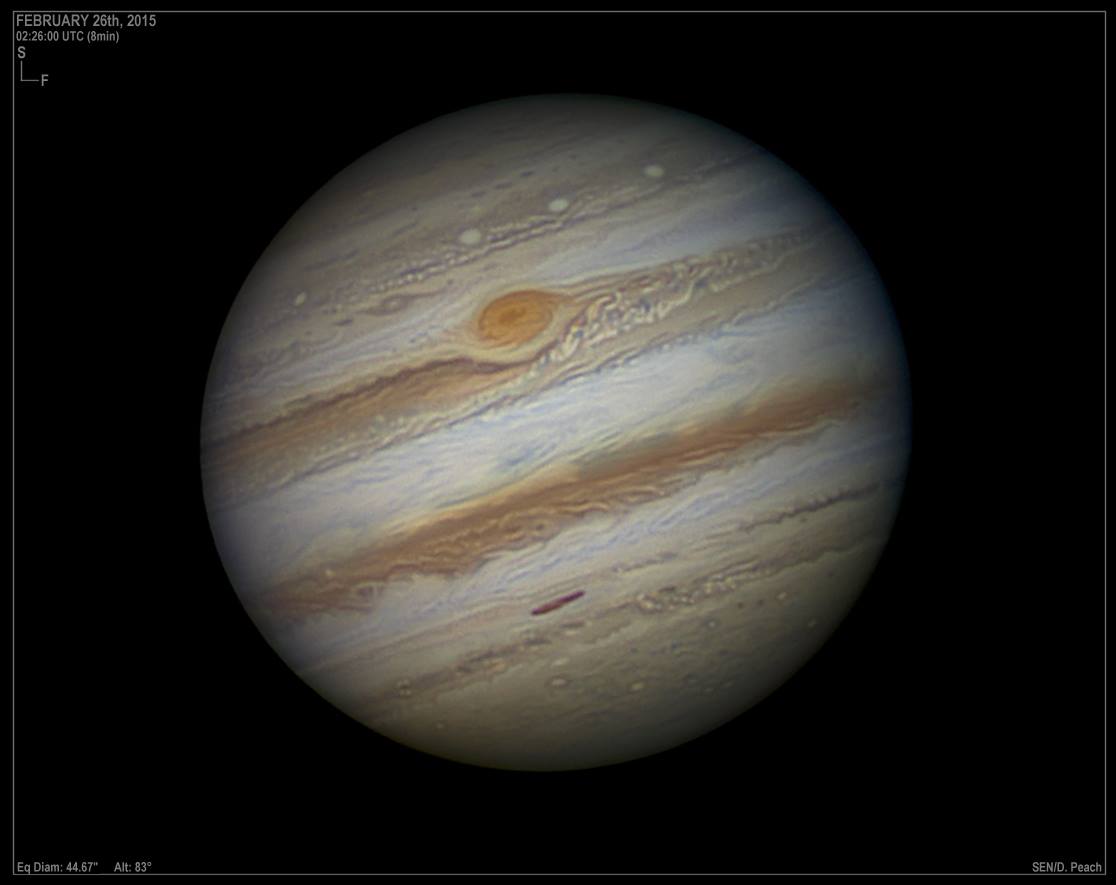 Same nice Jupiter images from Damian Peach with ASI174MM