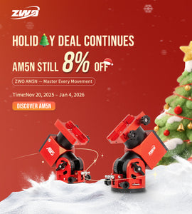 2025 ZWO Holiday Season Sale – ZWO ASTRO USA