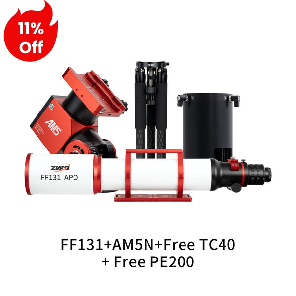FF131 APO Flat-Field Apochromatic Refractor/FF131 APO Bundle – ZWO
