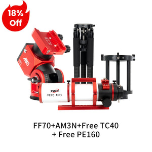 FF70 APO Flat-Field Apochromatic Refractor/FF70 APO Bundle – ZWO